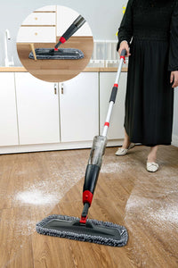 VENETIO Premium Microfiber Spray Mop for Floor Cleaning with Washable Pads and Refillable Sprayer