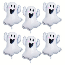 Laden Sie das Bild in den Galerie-Viewer, VENETIO Halloween Foil Balloons – Set of 6 Ghost Coming Balloons for Halloween Party, Perfect for Themed Parties and Decor Supplies ➡ OD-00020