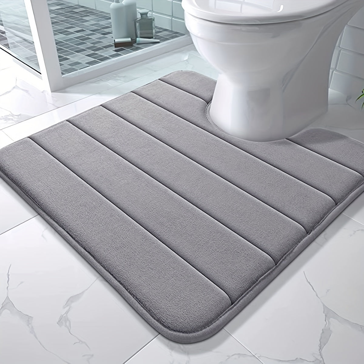 VENETIO Soft Memory Foam U-Shaped Rug: Comfort and Style for Your Home ➡ BF-00009