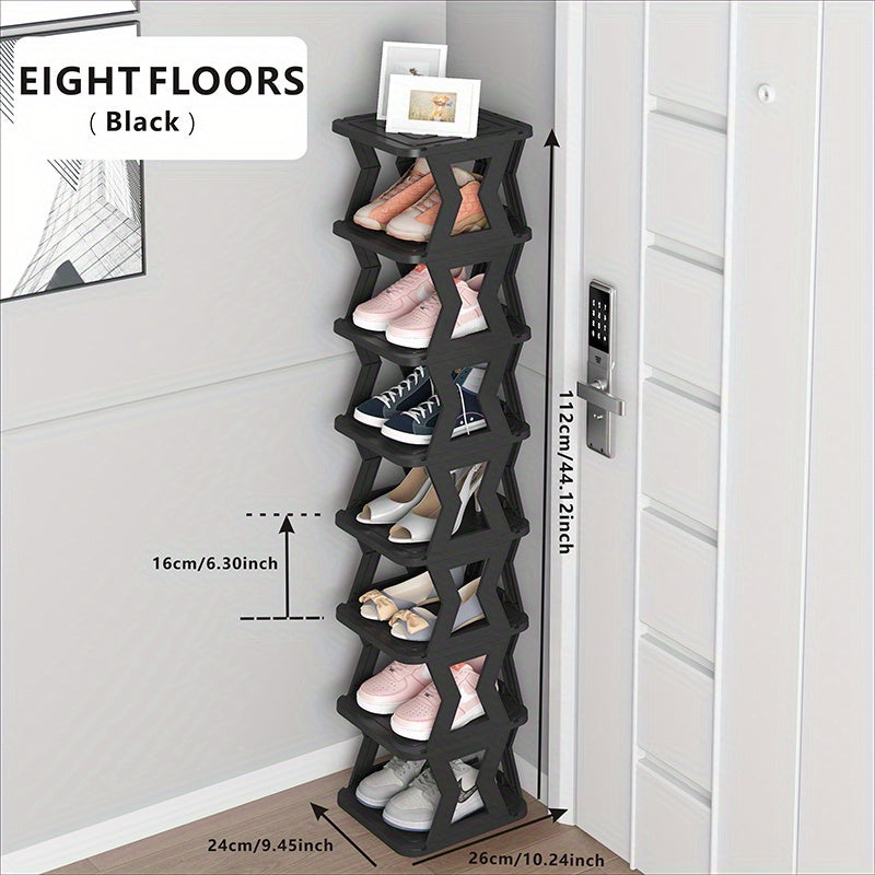 Maximize Your Small Space with this Stylish Folding Multi-Layer Shoe Rack! ➡ SO-00028