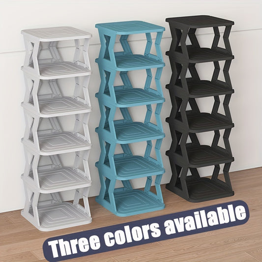 VENETIO Maximize Your Small Space with this Stylish Folding Multi-Layer Shoe Rack! ➡ SO-00028