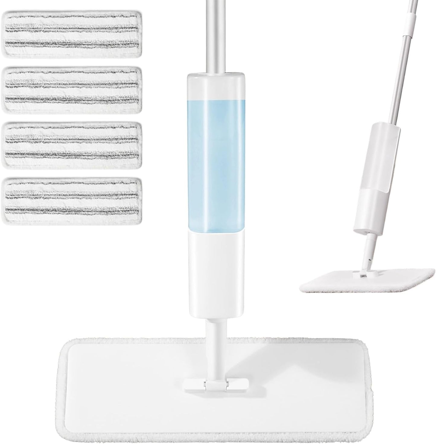 VENETIO ProWipe Microfiber Spray Mop for Floor Cleaning with Reusable Washable Pads Set & Refillable Water Tank