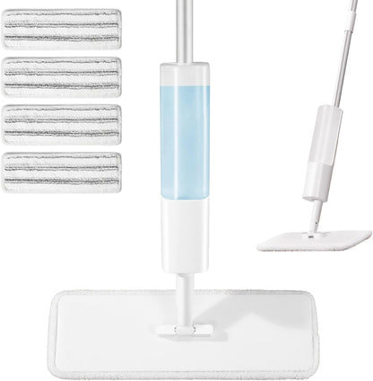 VENETIO ProWipe Microfiber Spray Mop for Floor Cleaning with Reusable Washable Pads Set & Refillable Water Tank