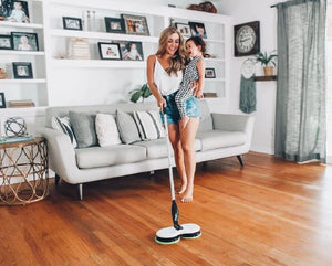 VENETIO PowerScrub Electric Mop for Floor Cleaning, As Seen On TV, Cordless Spin Mopper Motorised Mops for Hardwood Tile Laminate Floor Daily Light Cleaning, Six PCS Replacement Mop Pads ➡ CS-00033