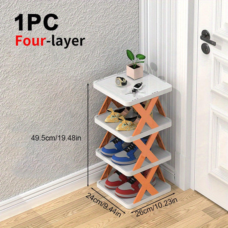 VENETIO 1pc Small Space Shoe Rack, Stackable Design, Easy To Assemble ➡ SO-00013