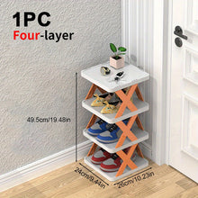 Cargar imagen en el visor de la galería, VENETIO 1pc Small Space Shoe Rack, Stackable Design, Easy To Assemble ➡ SO-00013