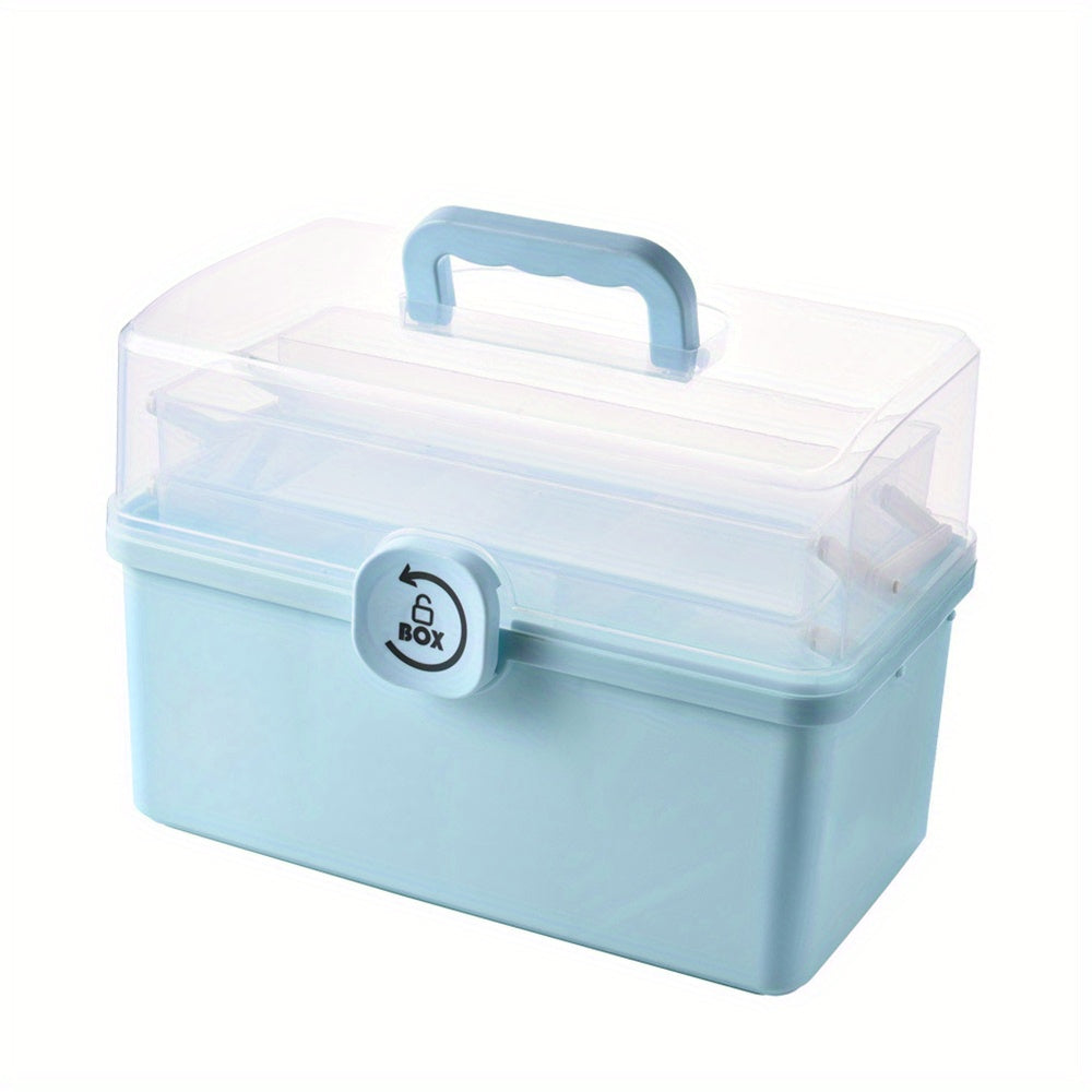 Organize Your Medicine with This Portable Multi-Layer Storage Box - Perfect for Elderly & Children! ➡ SO-00029