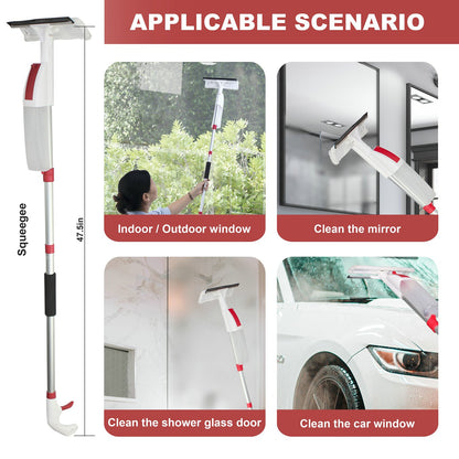 VENETIO Flip Microfiber Spray Mop for Floor Cleaning with Washable Pads and Refillable Sprayer