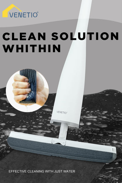 VENETIO Roller Sponge Mop for Floor Cleaning with 3 Biodegradable PU Mop Heads