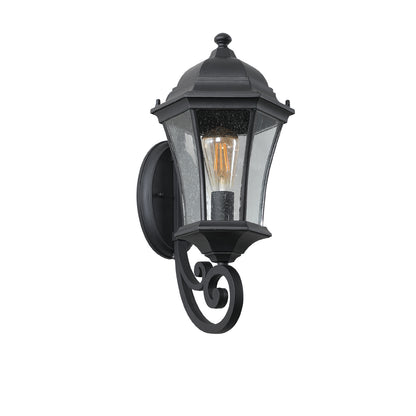 Outdoor Waterproof Glass Retro Wall Lamp with light sense