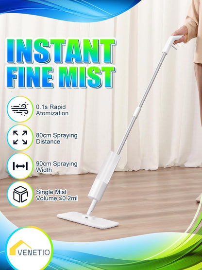 Bluefish Microfiber Spray Mop for Floor Cleaning