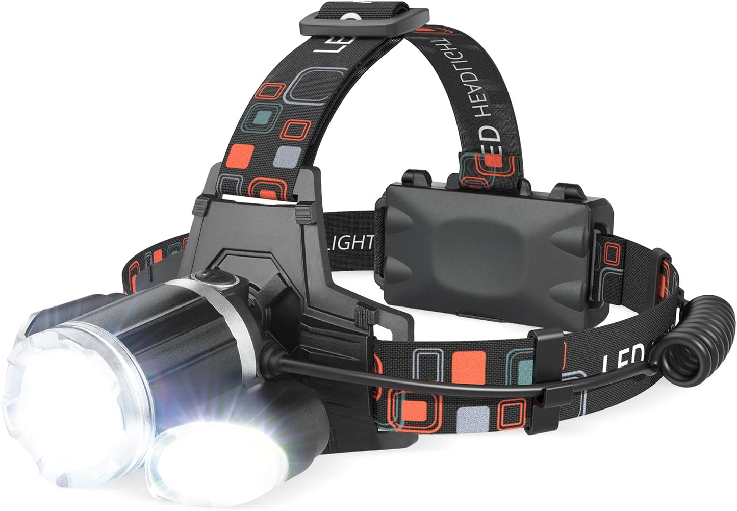 Rechargeable Headlamp 10000 High Lumen Head Lamp