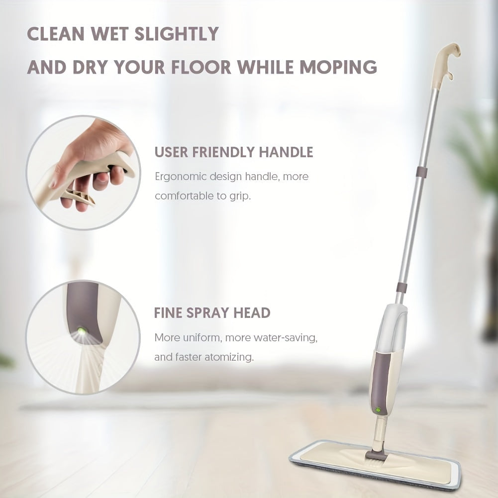 VENETIO Revolutionize Your Home Cleaning with the Spray Mop Broom Set - Reusable Microfiber Pads & Rotating Mop! ➡ CS-00008