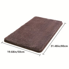 Charger l&#39;image dans la galerie, VENETIO 1pc Luxurious Plush Floor Mat - Soft &amp; Comfy, Water Absorption &amp; Anti-Slip, Perfect for Bedroom, Living Room, Kitchen &amp; Bathroom! ➡ BF-00007