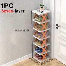 Charger l&#39;image dans la galerie, VENETIO 1pc Small Space Shoe Rack, Stackable Design, Easy To Assemble ➡ SO-00013