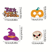 Cargar imagen en el visor de la galería, VENETIO Halloween Themed Funny Pumpkin Bat Boo Paper Photo Props – Set of 21, Perfect for Halloween Decorations, Teenager Fun, and Unique Party Moments ➡ OD-00023