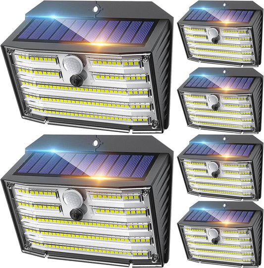 Solar Lights Outdoor 126 LED Wireless Motion Sensor Lights