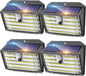 Solar Lights Outdoor 126 LED Wireless Motion Sensor Lights