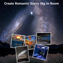 Laden Sie das Bild in den Galerie-Viewer, VENETIO 12-in-1 Galaxy Projector - Realistic Starry Sky Night Light for Bedroom, Home Theater, Living Room - Solar System, Constellation, Moon Projection in White ➡ B-00017