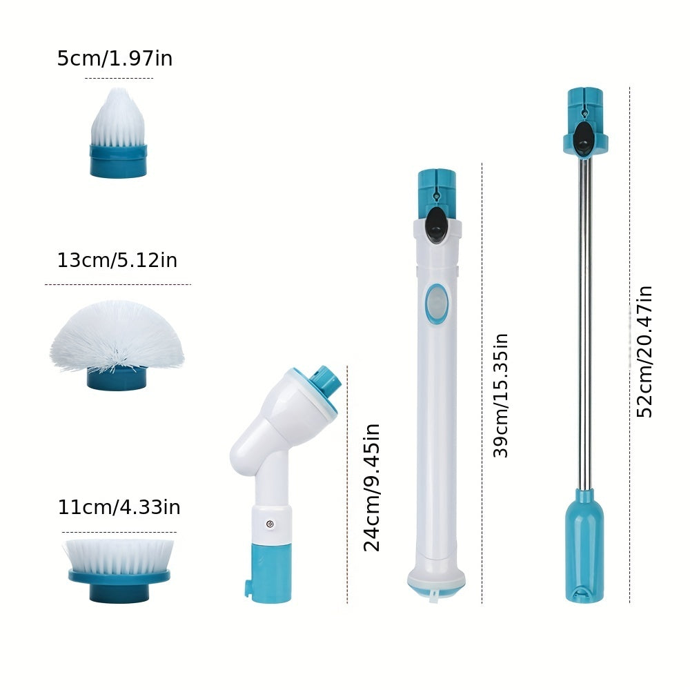 VENETIO 1Set Wireless Multifunctional Electric Cleaning Brush - Handheld Long Handle, Automatic Rotating Telescopic Design for Washing Bathroom & Floor! ➡ CS-00025
