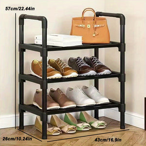 VENETIO 1set 3-8 Layers Shoes Storage Rack, Assembled Floor Standing Shoes Storage Shelf, Removable Multi-layer Shoes Shelf, Suitable For Doorway Corridor Bathroom Living Room School Dorm ➡ SO-00011