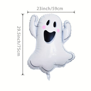 VENETIO Halloween Foil Balloons – Set of 6 Ghost Coming Balloons for Halloween Party, Perfect for Themed Parties and Decor Supplies ➡ OD-00020
