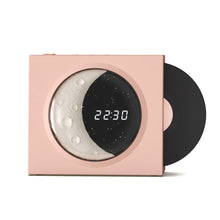 Load image into Gallery viewer, VENETIO Retro CD Design Desktop Digital Clock Half Moon Starry Atmosphere Night Light Bluetooth Speaker, Vintage Vinyl Record Player ➡ OP-00003