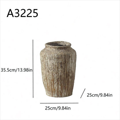 Minimalist Aged Metal Vases Hand-Oxidized Magnesium Sculptures (4 Styles) ✦Japandi Floor & Tabletop Statement