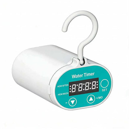 Automatic Garden Watering Timer with 3-Key Control and Adjustable Irrigation Kits