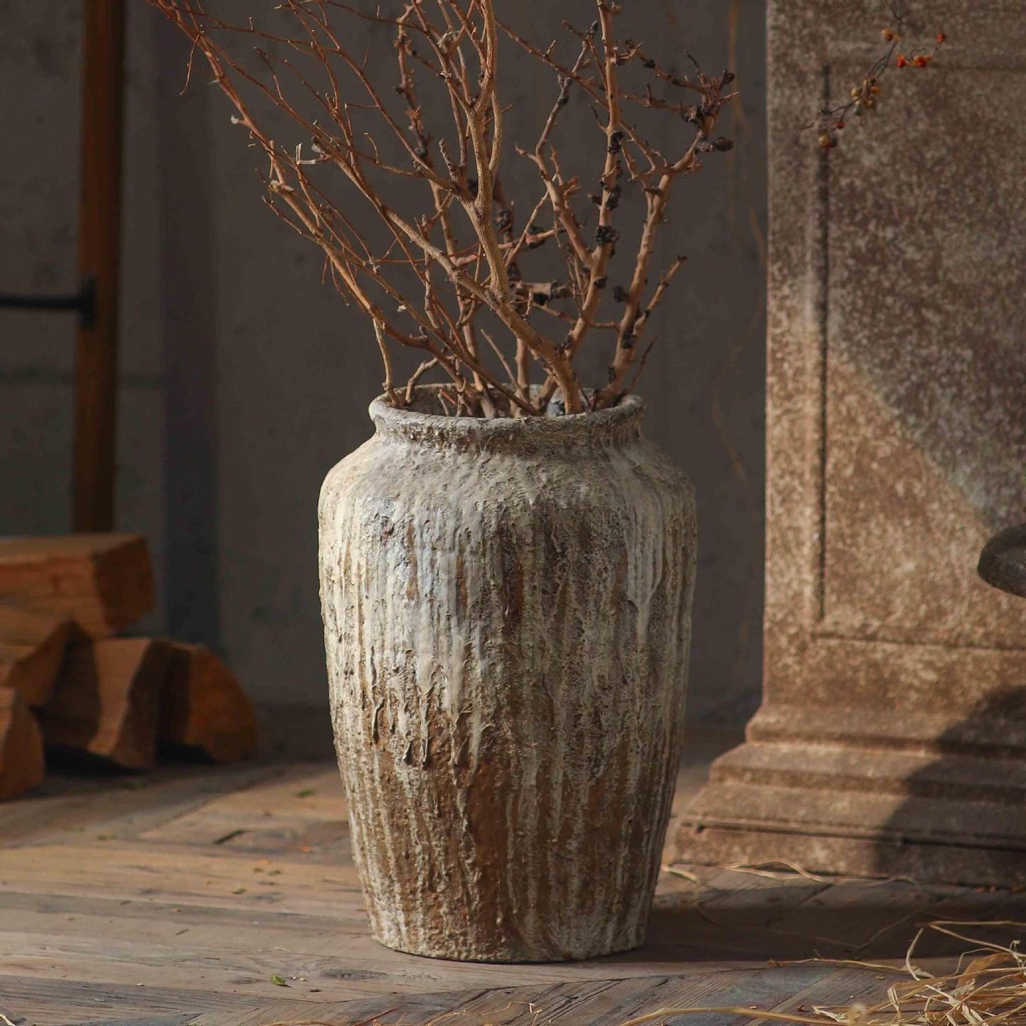 Minimalist Aged Metal Vases Hand-Oxidized Magnesium Sculptures (4 Styles) ✦Japandi Floor & Tabletop Statement