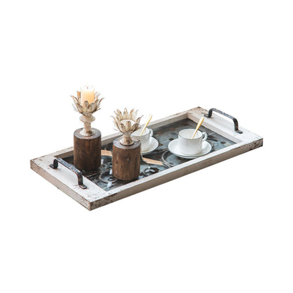 Rustic Farmhouse Serving Tray for Tea/Coffee Bar