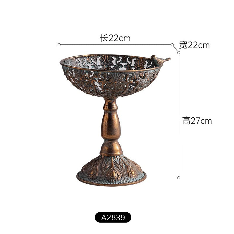 Antiqued Gold Iron Vase – Distressed Metal Centerpiece ✦ Rustic Glam Decor
