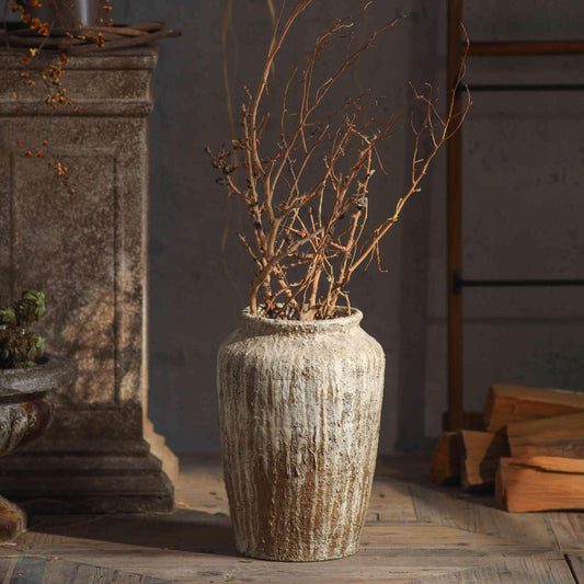 Minimalist Aged Metal Vases Hand-Oxidized Magnesium Sculptures (4 Styles) ✦Japandi Floor & Tabletop Statement