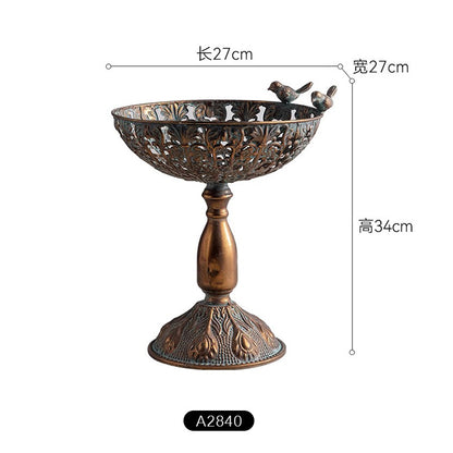 Antiqued Gold Iron Vase – Distressed Metal Centerpiece ✦ Rustic Glam Decor