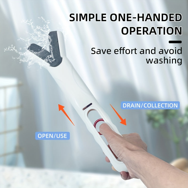 VENETIO 1pc, Handheld Mini Mop - Absorbent Sponge for Kitchen, Bathroom, and Toilet - Hands-free and Easy to Use ➡ CS-00017