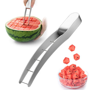VENETIO Make Watermelon Cutting Fun and Easy with This Stainless Steel Watermelon Cube Cutter! ➡ K-00002