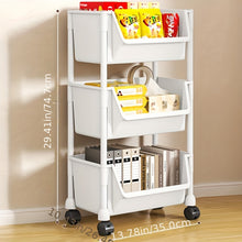 Load image into Gallery viewer, VENETIO Upgrade Your Home Storage with this Multi-Purpose Trolley Shelf - Perfect for Bathroom, Living Room &amp; More! ➡ SO-00021