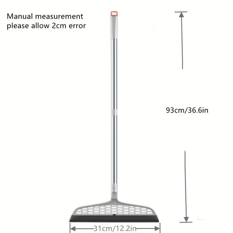 VENETIO 1pc 36.6inch Magic Silicone Broom Lengthen Floor Cleaning Squeegee Pet Hair Dust Brooms Bathroom Floor Wiper Household Cleaning Tools ➡ CS-00020