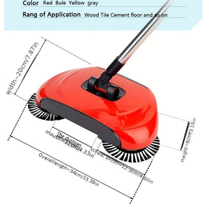 VENETIO All-in-One Plastic Handheld Sweeper for Small Spaces - Easy to Use and Clean - Ideal for Rooms and Offices ➡ CS-00030