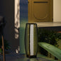 Solar Floor Lamp, Outdoor Rattan Garden Lantern