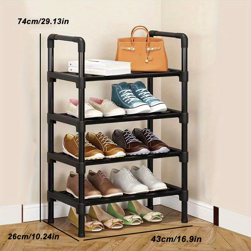 VENETIO 1set 3-8 Layers Shoes Storage Rack, Assembled Floor Standing Shoes Storage Shelf, Removable Multi-layer Shoes Shelf, Suitable For Doorway Corridor Bathroom Living Room School Dorm ➡ SO-00011