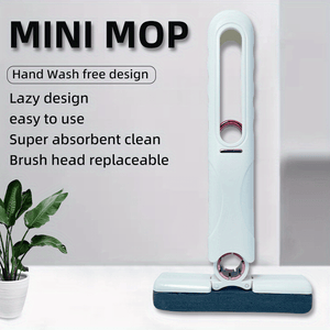 VENETIO Handheld Mini Mop - Absorbent Sponge for Kitchen, Bathroom, and Toilet - Hands-free Cleaning, Easy to Use ➡ CS-00017