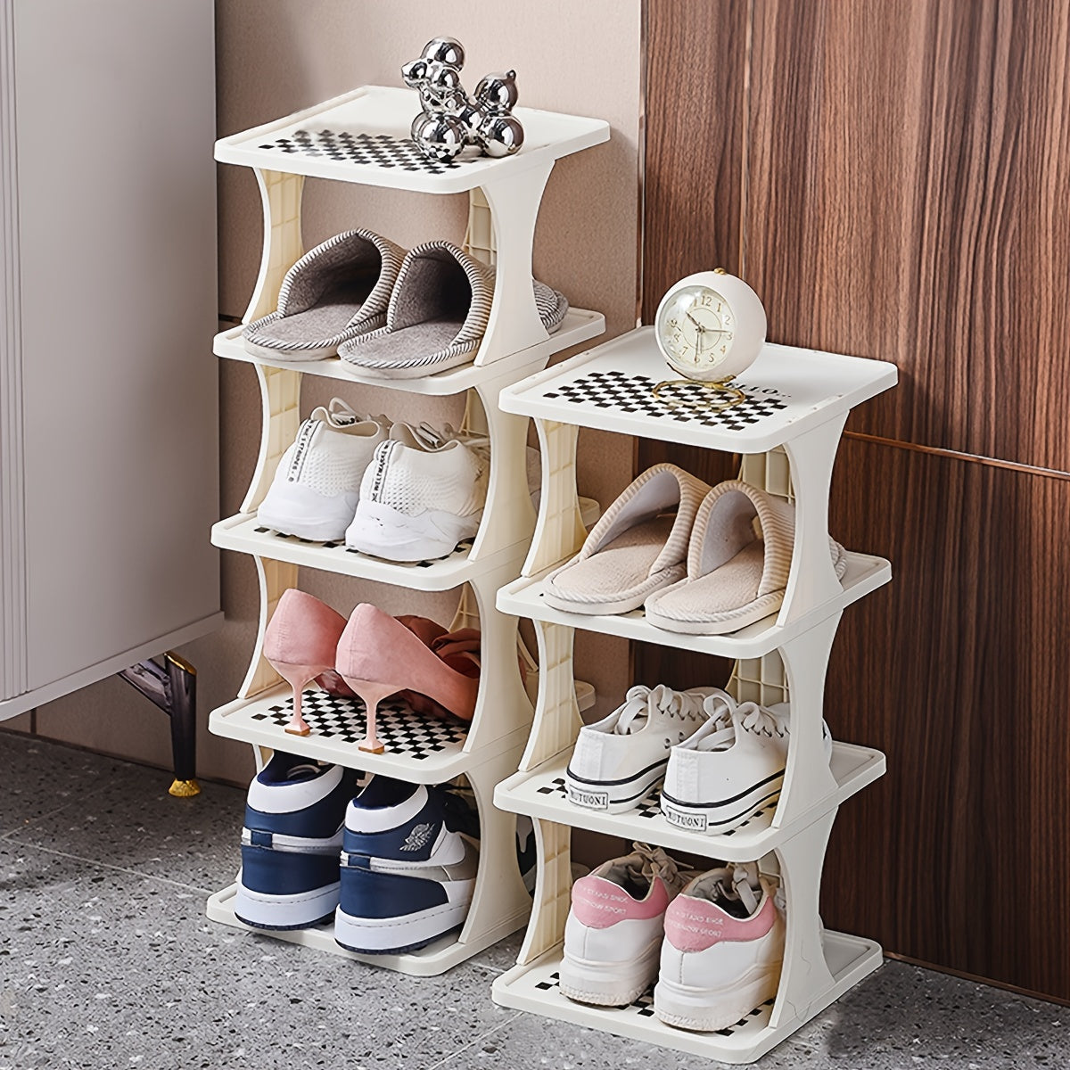 Maximize Your Space with a 1pc Multi-Layer Shoe Rack - Perfect for Any Household Doorway! ➡ SO-00025