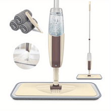 Load image into Gallery viewer, VENETIO CleanPro+ Spray Mop Set - Revolutionize Home Cleaning with Reusable Microfiber Pads &amp; Rotating Mop for Efficient Floor Care ➡ CS-00008