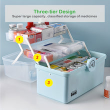 Load image into Gallery viewer, VENETIO Organize Your Medicine with This Portable Multi-Layer Storage Box - Perfect for Elderly &amp; Children! ➡ SO-00029