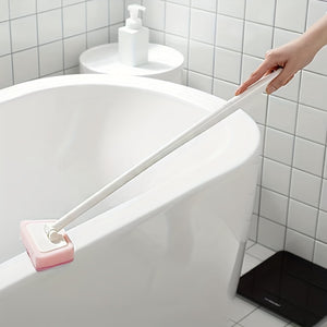 VENETIO Multifunctional Bathroom Cleaning Brush - Long Handle Tile Floor Mop, Bathtub & Window Glass Cleaner - Essential Bathroom Accessories ➡ CS-00016