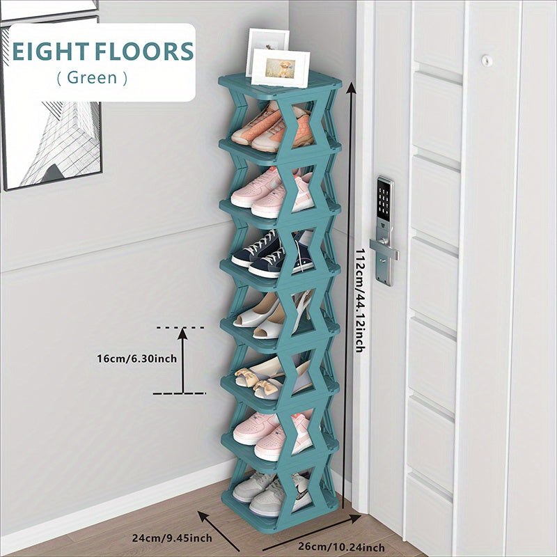 VENETIO Maximize Your Small Space with this Stylish Folding Multi-Layer Shoe Rack! ➡ SO-00028