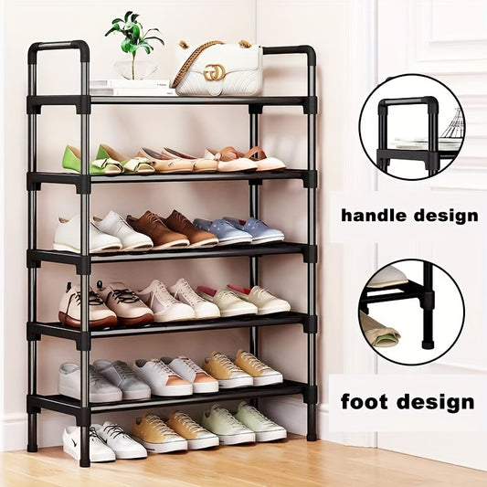 VENETIO 1set 3-8 Layers Shoes Storage Rack, Assembled Floor Standing Shoes Storage Shelf, Removable Multi-layer Shoes Shelf, Suitable For Doorway Corridor Bathroom Living Room School Dorm ➡ SO-00011