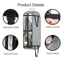 Load image into Gallery viewer, VENETIO 1pc Garment Bag, Clothes Dustproof Bag, Hanging Storage Bag For Closet, Travel Essential, Clothing Storage Organizer ➡ SO-00049