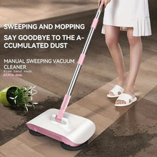 Cargar imagen en el visor de la galería, VENETIO Fully Automatic Handheld-push Sweeper Mop Household Windproof Lazy Broom Broom Dustpan Combination Set ➡ CS-00006